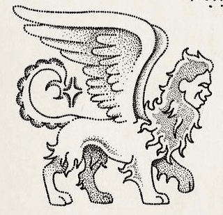 Winged lion